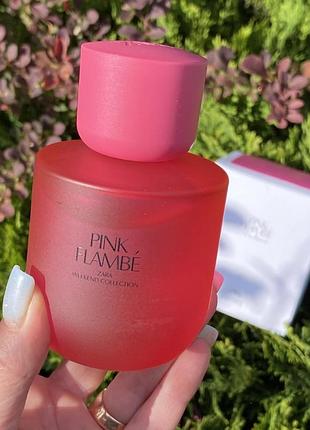Pink flambe