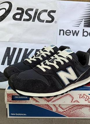 Кроссовки new balance 373 для тренировок замшевые кожаные