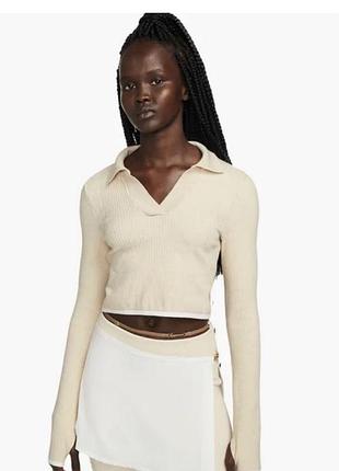 Nike jacquemus лонгслів лонг поло з уідкритою спинкою