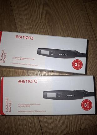 Новые цифровые электронные багажные весы бренда esmara (luggage scales) для взвешивания чемоданов в аэропорту до 40 кг