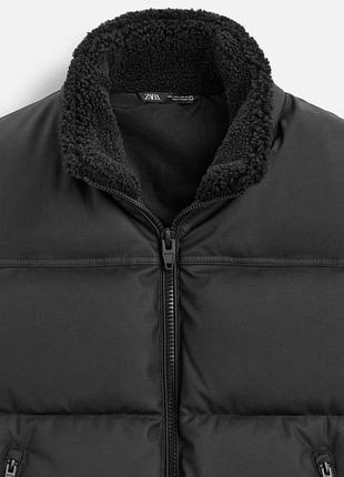 Жилетка чоловіча zara чорна 2