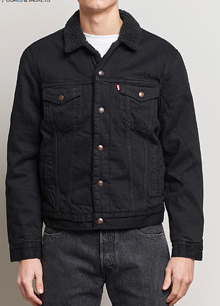 Шерпа, джинсовая куртка levi’s premium type iii sherpa trucker berk