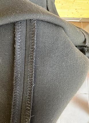 Міді спідниця жіноча zara basic пряма з розрізами по боках, чорна, розмір s