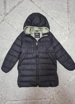 Удлиненная демисезонная куртка зара / zara, 8y (128cm).