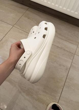 Жіночі білі crocs 7