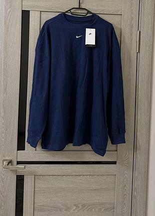 Котоновий лонгслів светр nike оригінал