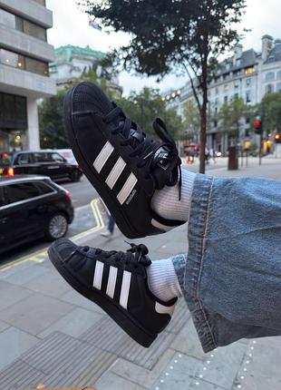 Кросівки adidas superstar чорні