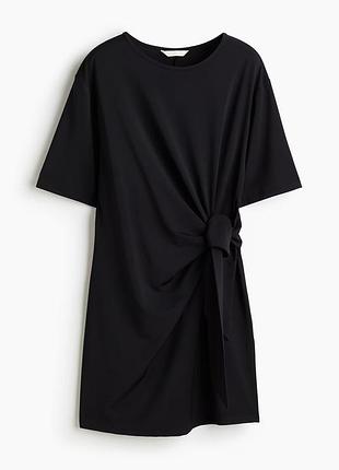 S h&amp;m новое фирменное женское платье туника с узлом оригинал