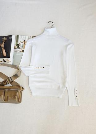 Білий светр zara 3