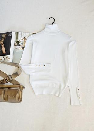 Білий светр zara 2
