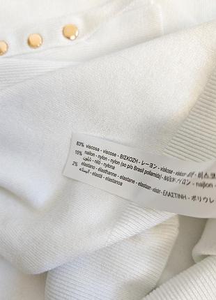 Білий светр zara 5