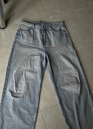 Джинси жіночі zara baggy balloon блакитні 42/44р