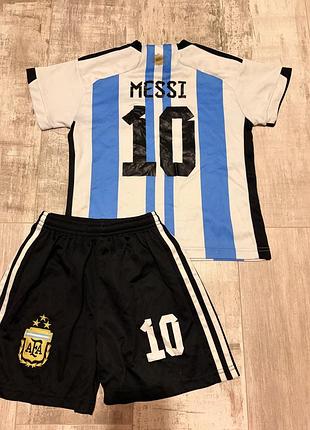 Футбольна форма messi спортивна костюм на хлопчика 7 8 9 років