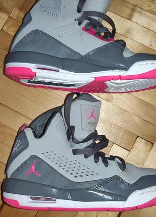 Нові оригінал спорт кросівки air jordan sc-3 gg «вовчий сірий гіперрожевий».37.5