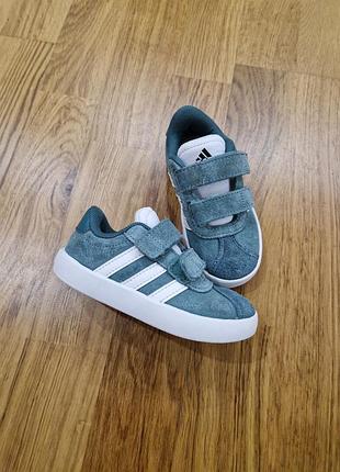 Кеды кроссовки на липучках adidas court 3.0 / размер 23 оригинал