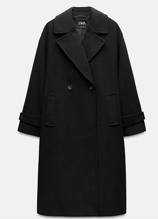 Пальто оверсайз zara 3