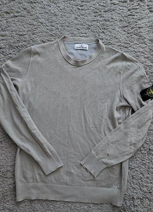 Джемпер stone island, оригінал,  зроблено в хорватії, стан чудовий, size l, плечі 45 підпахви 58 рукав 65 довжина 71