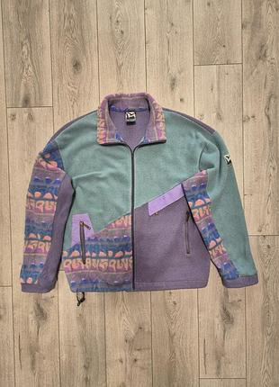 Винтажная флисовая кофта salewa,xxl