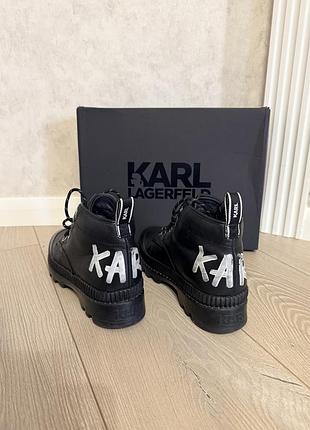 Шкіряні ботінки черевики  від karl lagerfeld 38. оригінал