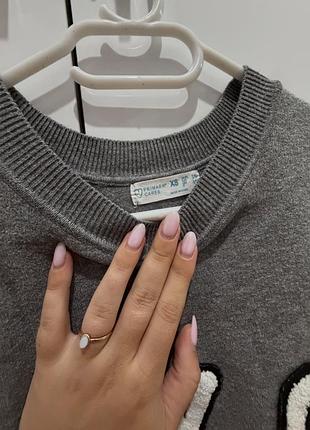 Primark жіночий сірий светр, теплий зимовий джемпер 52% віскоза,