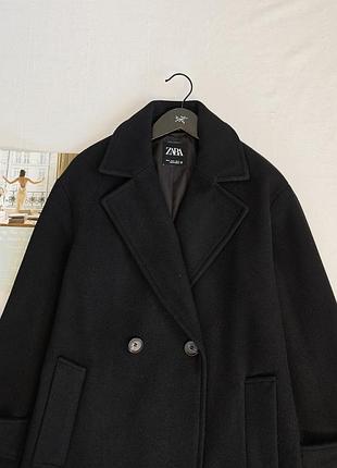 Пальто оверсайз zara 9