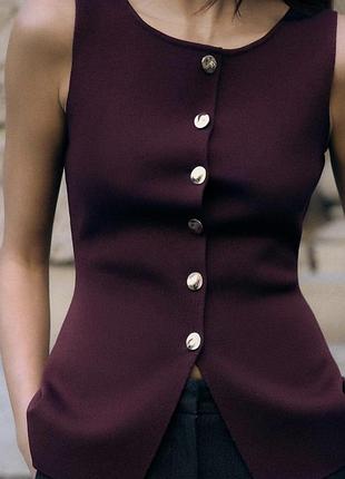 Жилет zara