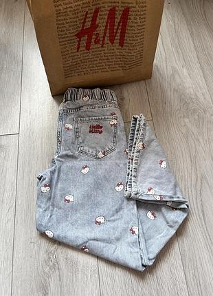 Джинси на дівчинку h&m на 9-10р зріст 140