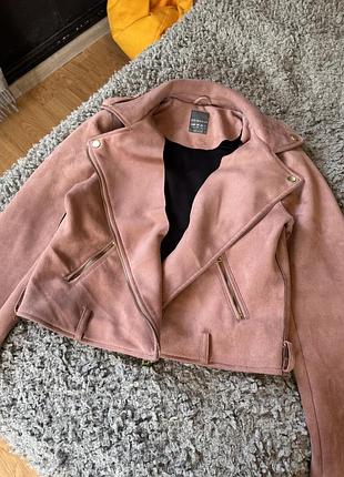 Косуха куртка під замш primark