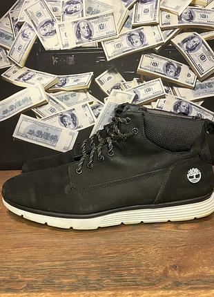 Ботінки , timberland, чоловічі , мають чорний колір, підходять до повсякденного носіння, розмір 45,5 , розмір устілки 29,5 сантиметрів.