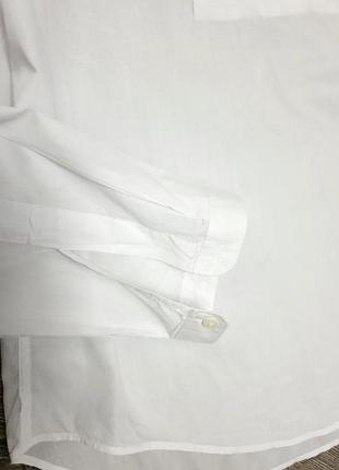 Мужская белая рубашка zara 7