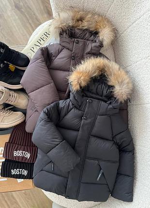Тепла зимова курточка для хлопчика