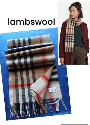 М'якенька вовна, lambswool, великий шарф, шалик, 176*36