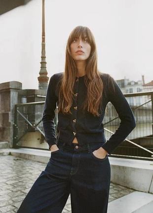Кардиган с шерстью zara