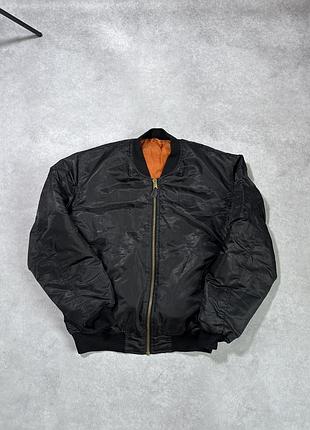 Вінтажний дутий бомбер alpha industries