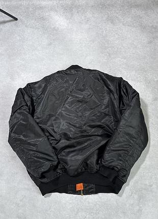 Вінтажний дутий бомбер alpha industries 2