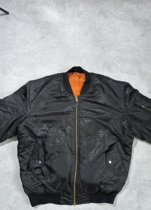Вінтажний дутий бомбер alpha industries 3