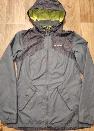 Куртка вітровка quechua (decathlon) з капюшоном, розмір s (42-44), зріст 165
