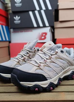 Жіночі якісні та стильні  кросівки merrell moab 3 gtx gore-tex бежеві❄️