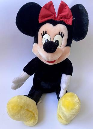 Оригинальная мягкая игрушка большой минни маус disney, большая плюшевая мышка минни без платья, 40 см сидя, дисней мышь мышонок