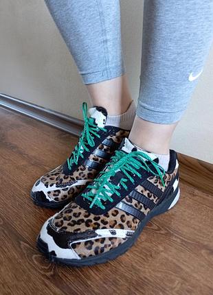 Кросівки adidas originals adizero adios og з леопардовим принтом jr6023 оригінал нові р. 40