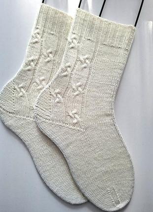 Носки шерстяные handmade