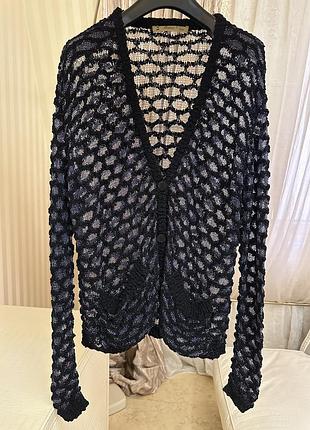 Женский ажурный кардиган maison olga