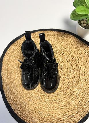 Лакові чоботи h&m для дівчинки 3
