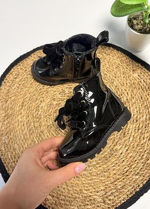 Лакові чоботи h&m для дівчинки 6
