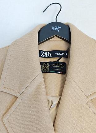 Вовняне пальто zara 9