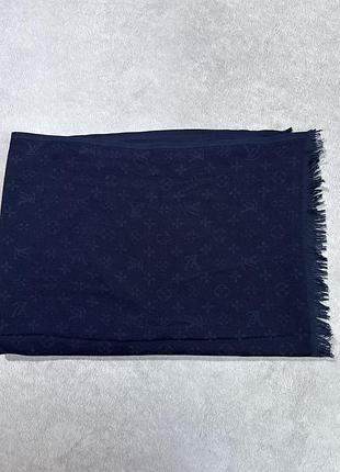 Шарф louis vuitton синій монограм