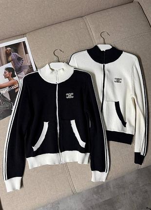Кофточка куртка зип селин celine