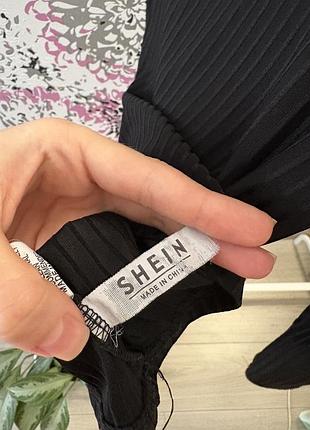 Кофтинка shein в крупний рубчик 4