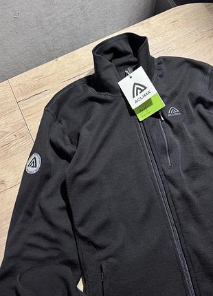 Aclima • термокофта чоловіча double wool jacket man jet black/marengo l 2