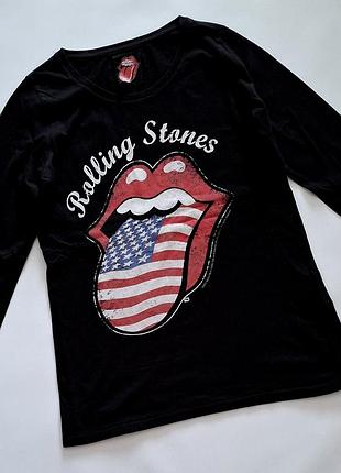 Футболка rolling stones, лонгслив,